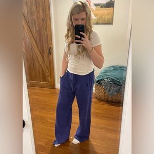 PINK Victorias Secret Purple Sweatpants - Small